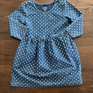 Gap Blue Polka Dot Dress